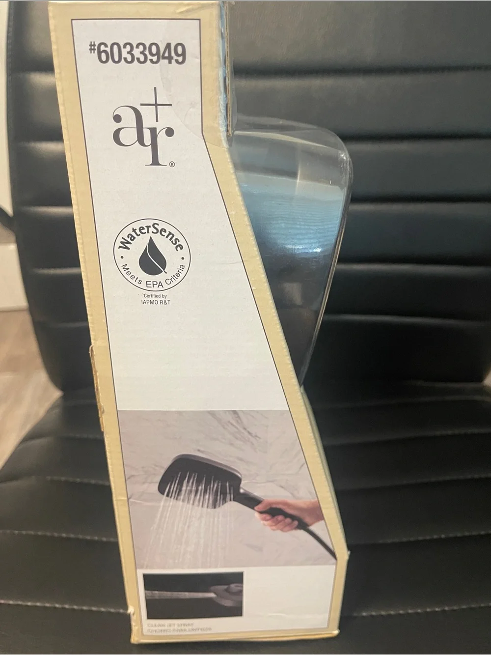 allen + roth Somerton Handheld Shower Head in Matte Black